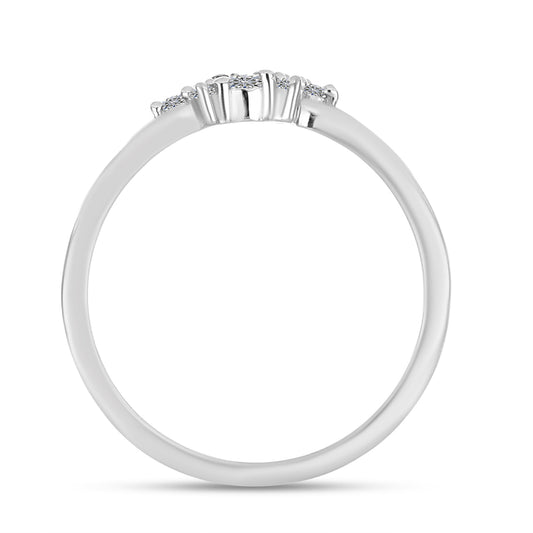 Anillo de Plata con Diamante blanco