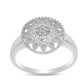 Anillo de Plata con Diamante blanco