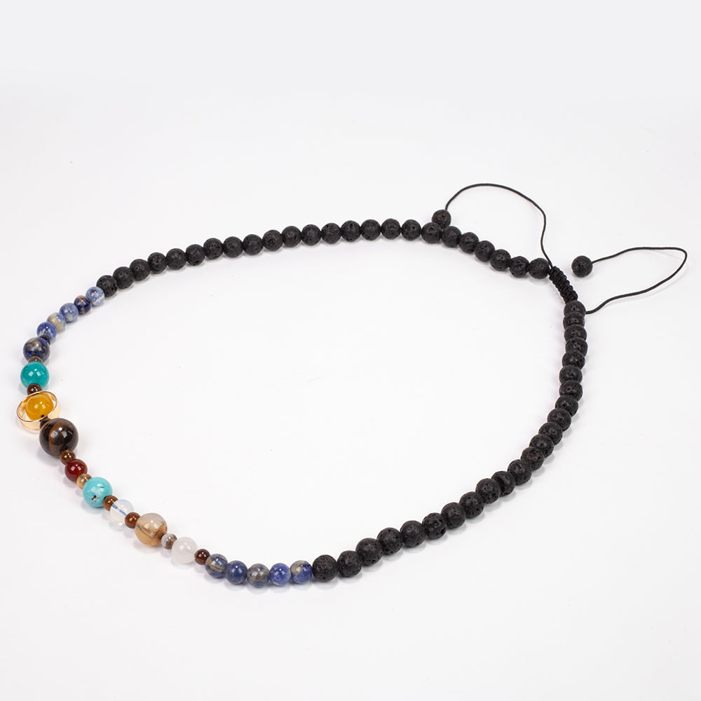 Collar Pepita con Lapislázuli y Ojo de Tigre 3 