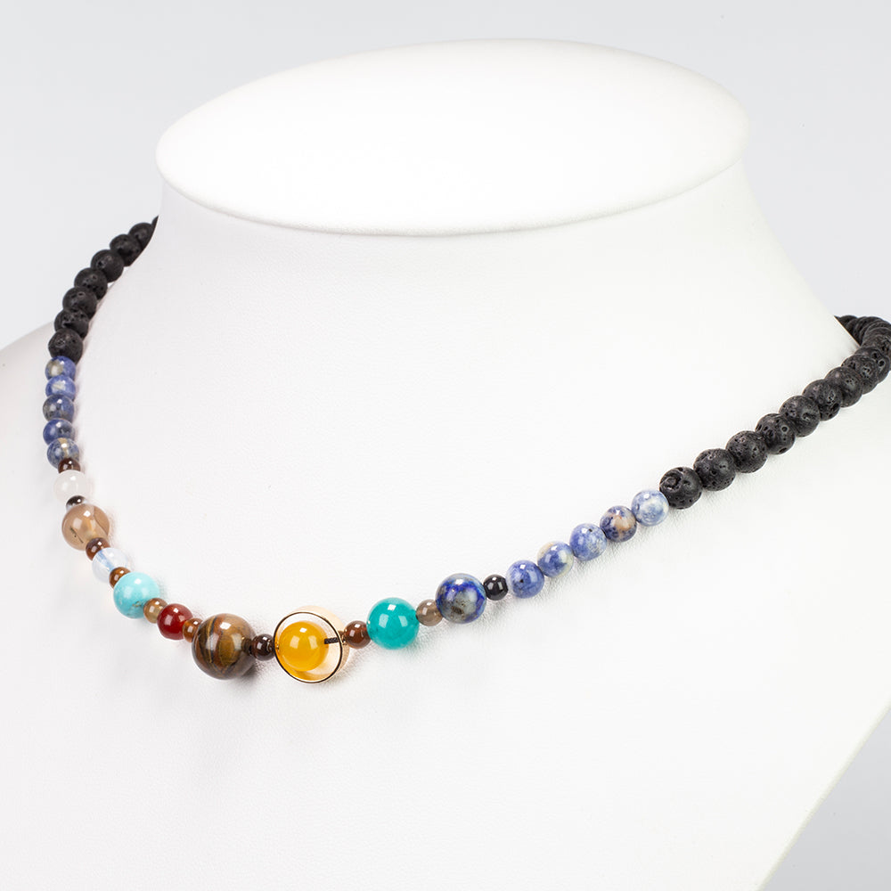 Collar Pepita con Lapislázuli y Ojo de Tigre 5 