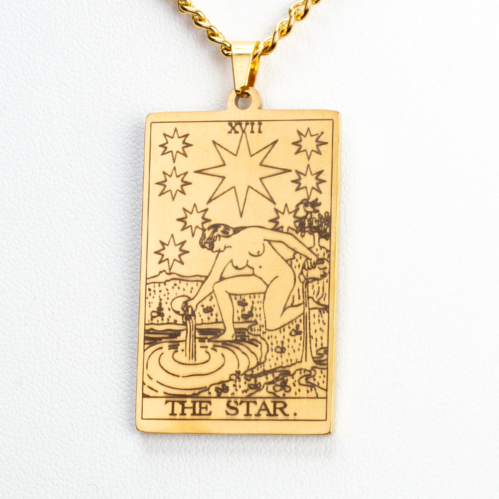 Collar de Aleación Bañado en Oro ( Collar +Colgante )