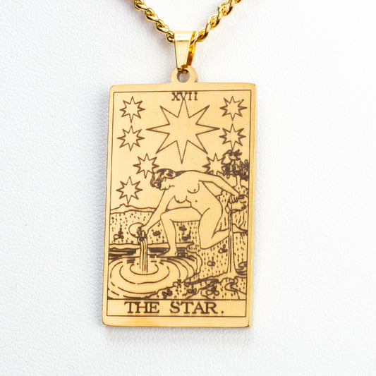 Collar de Aleación Bañado en Oro ( Collar +Colgante )