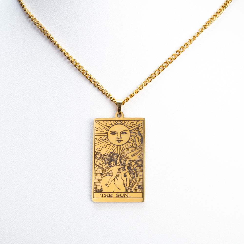 Collar de Aleación Bañado en Oro ( Collar +Colgante )