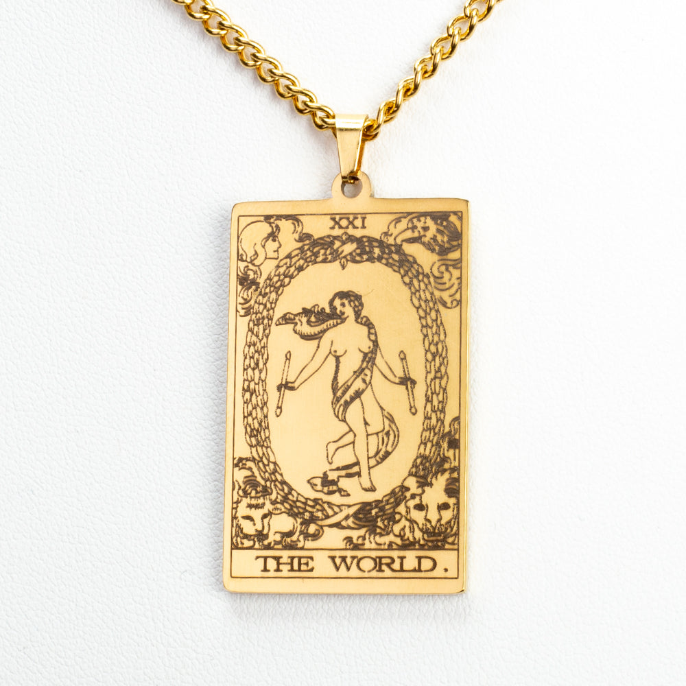 Collar de Aleación Bañado en Oro ( Collar +Colgante ) 1 