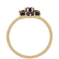 Anillo de Oro 9K con Zafiro de Tailandia