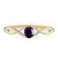 Anillo de Oro 9K con Zafiro de Tailandia