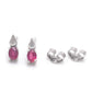 Pendientes de Plata con Rubí de Madagascar