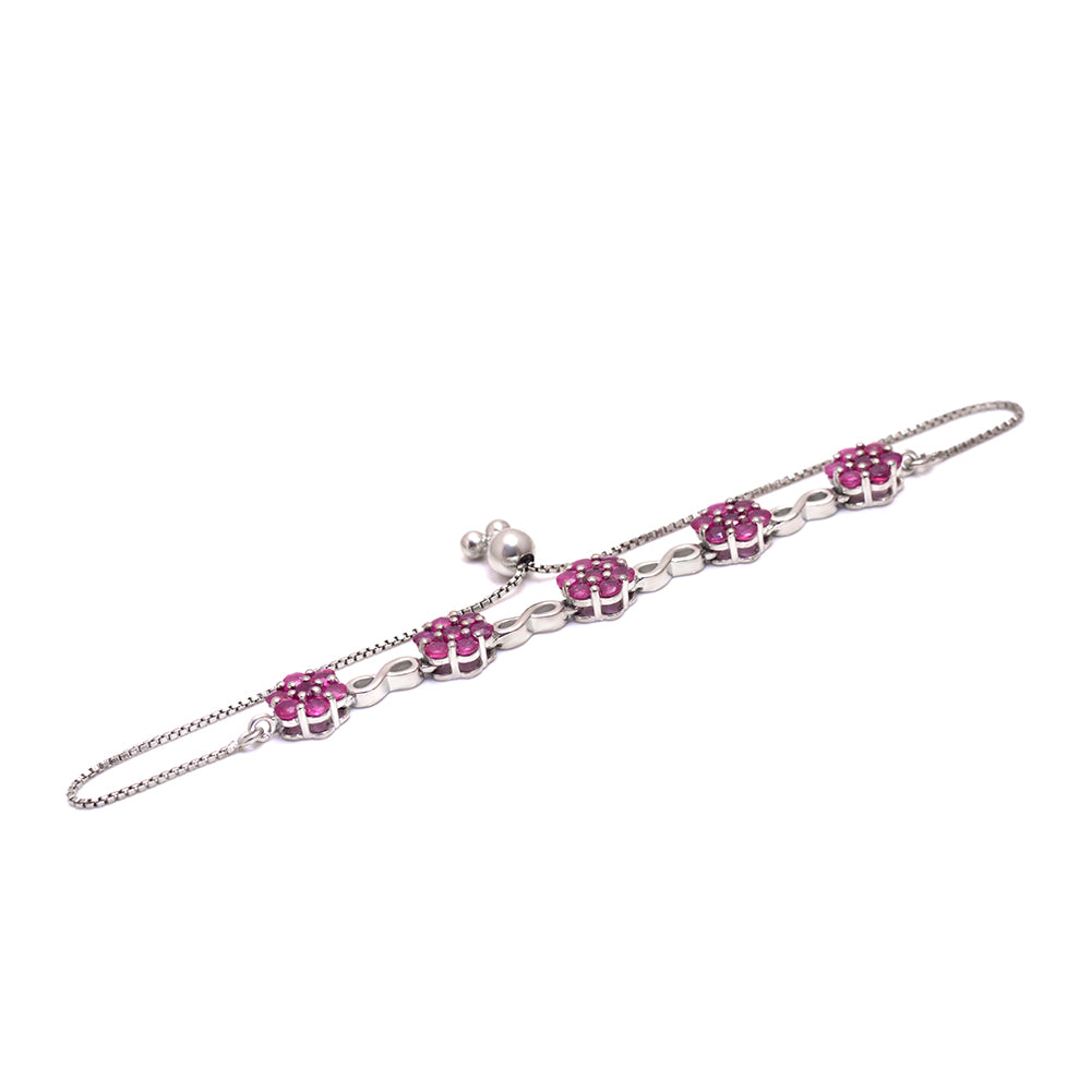Pulsera de Plata con Rubí de Madagascar 4 