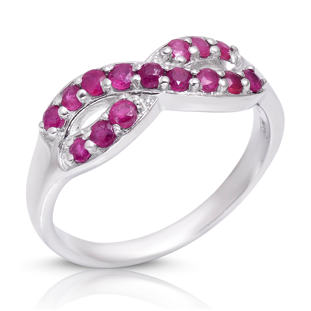 Anillo de Plata con Rubí de Madagascar