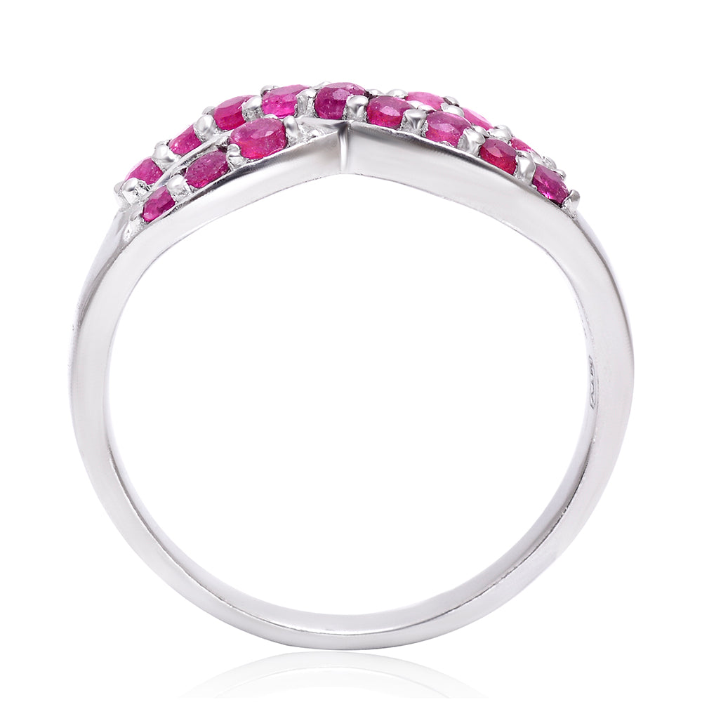 Anillo de Plata con Rubí de Madagascar 3 