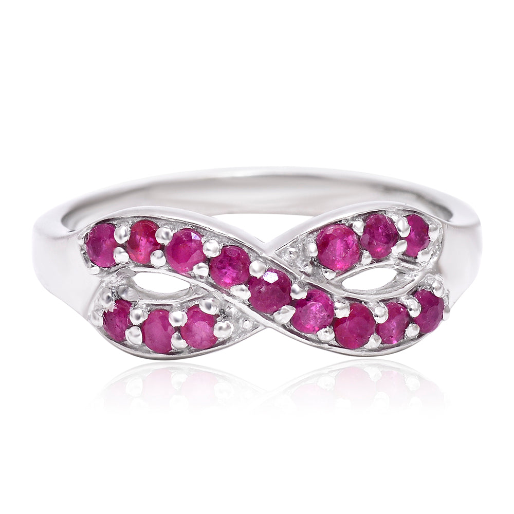 Anillo de Plata con Rubí de Madagascar