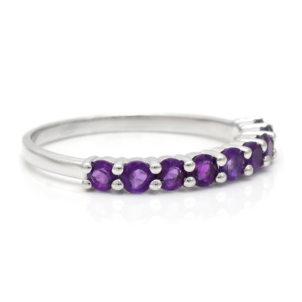 Anillo de Plata con Amatista de Marruecos