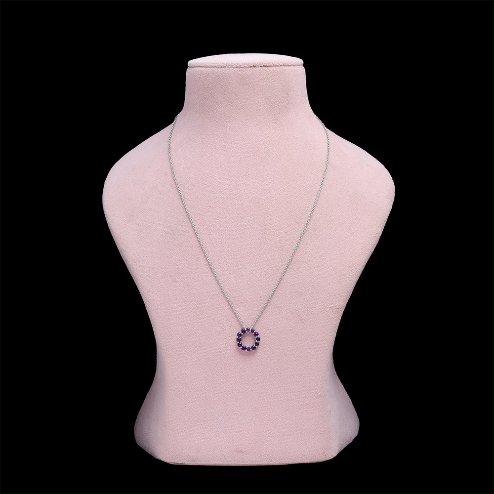 Colgante de Plata con Amatista de Marruecos