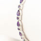 Brazalete de Plata con Amatista de Marruecos