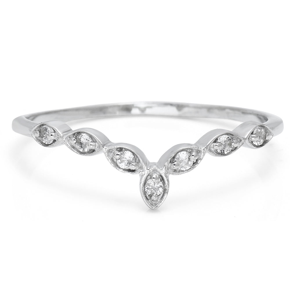 Conjunto de Plata con Amatista de Marruecos y Topacio Blanco ( Anillo ) 3 