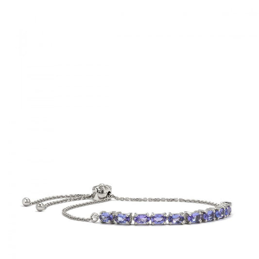Pulsera de Plata con Tanzanita AAA