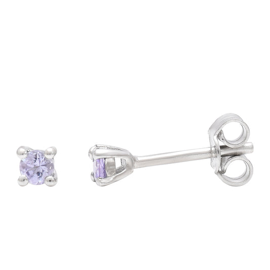 Pendientes de Plata con Tanzanita AAA