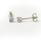 Pendientes de Plata con Tanzanita AAA