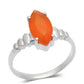 Anillo de Plata con Ágata Roja