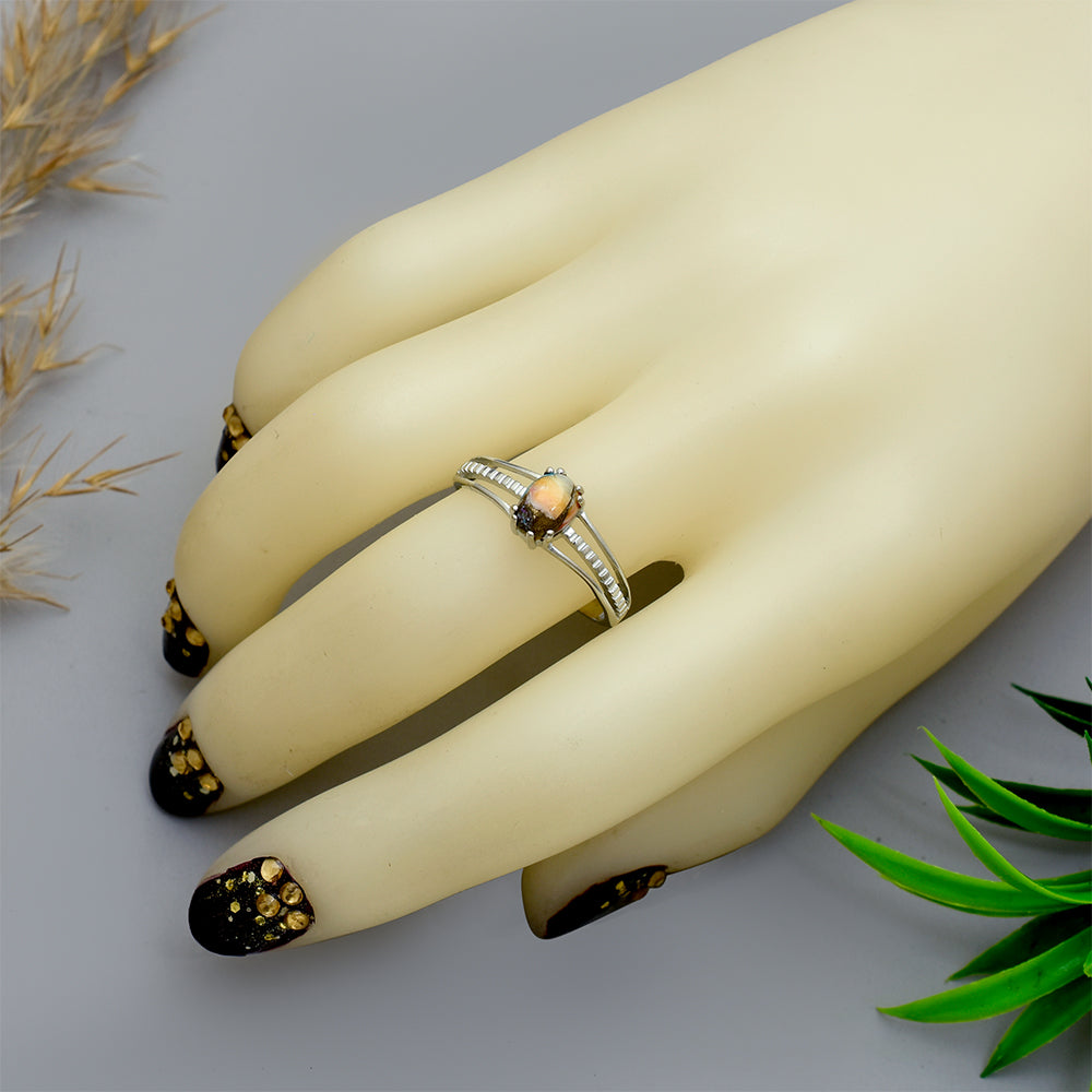 Anillo de Plata con Turquesa Ostra 4 