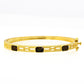 Pulsera de Plata Bañada en Oro con Ópalo Etíope de Lega Dembi