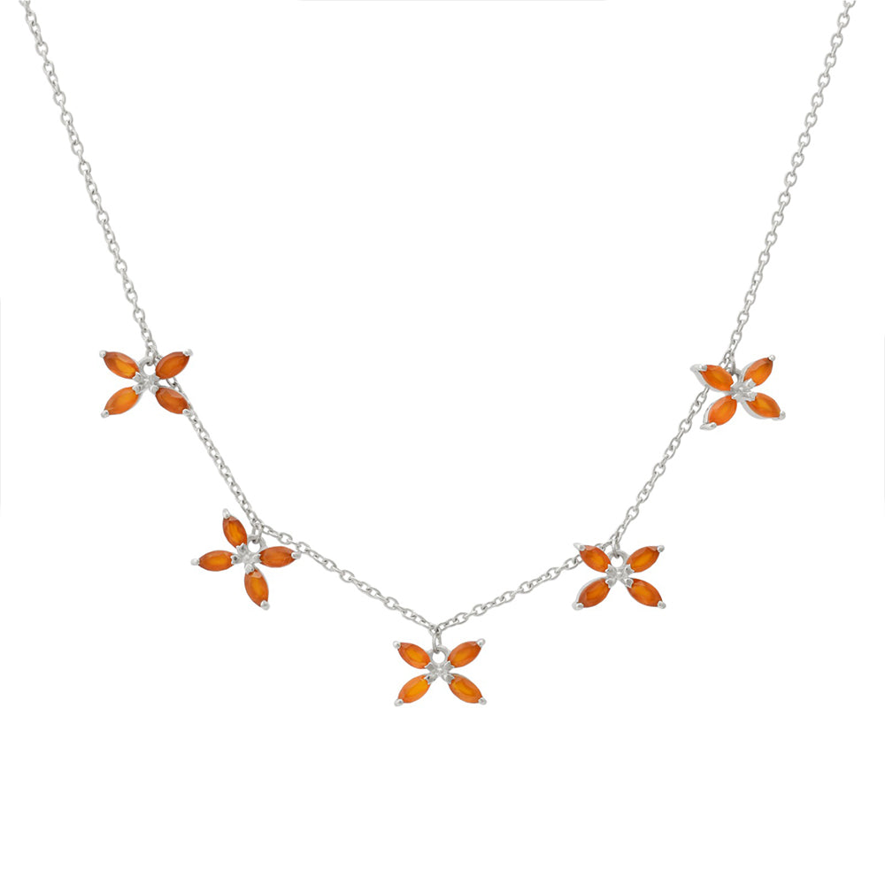 Collar de Plata con Ágata Roja 1 