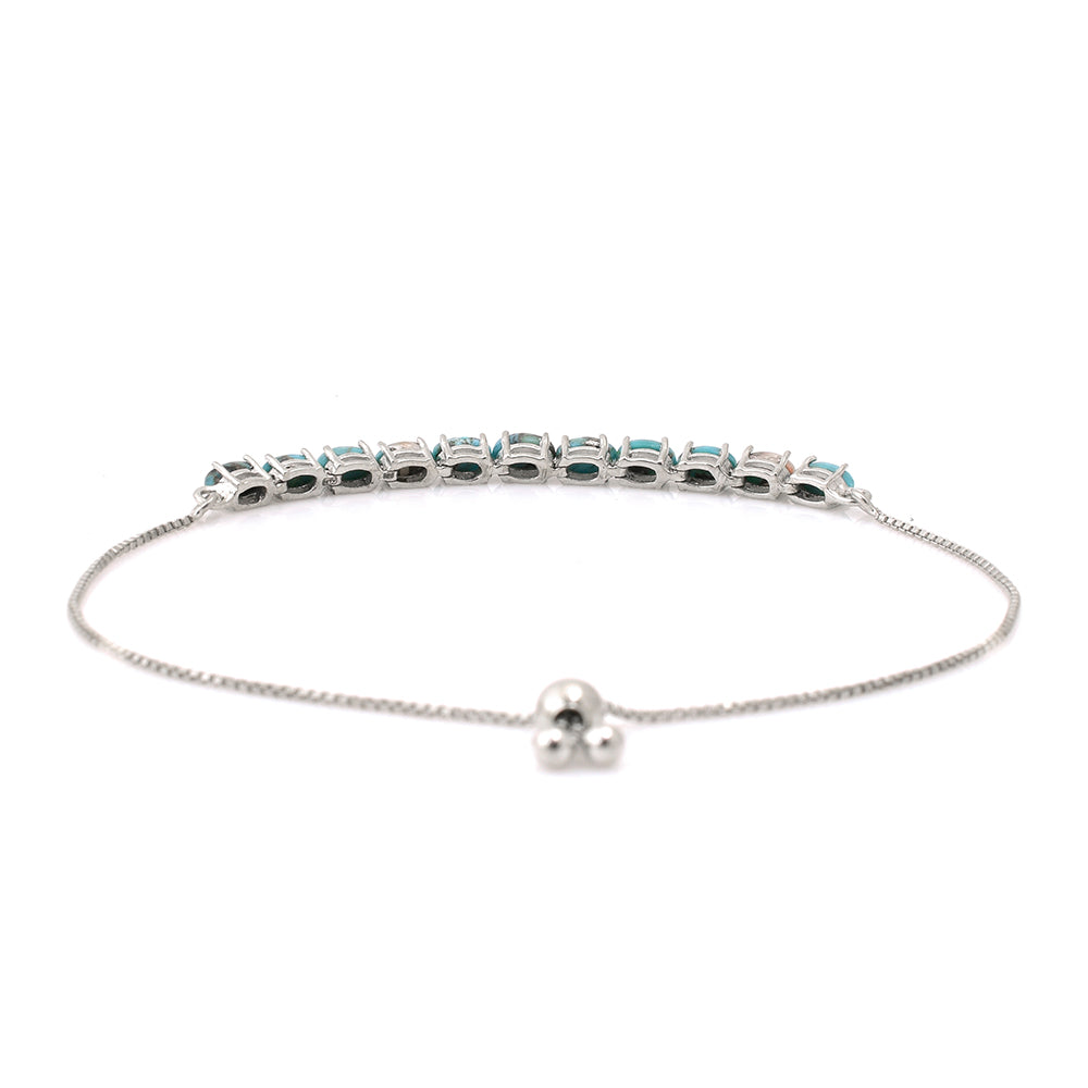Pulsera de Plata con Turquesa Ostra