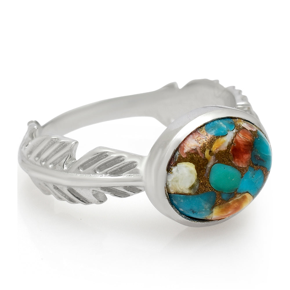 Anillo de Plata con Turquesa Ostra 3 