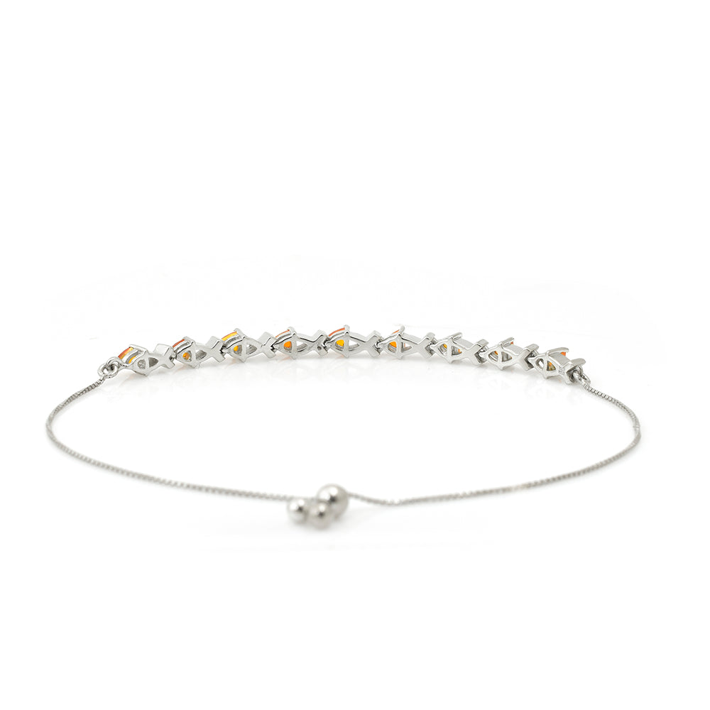 Pulsera de Plata con Ágata Roja 4 