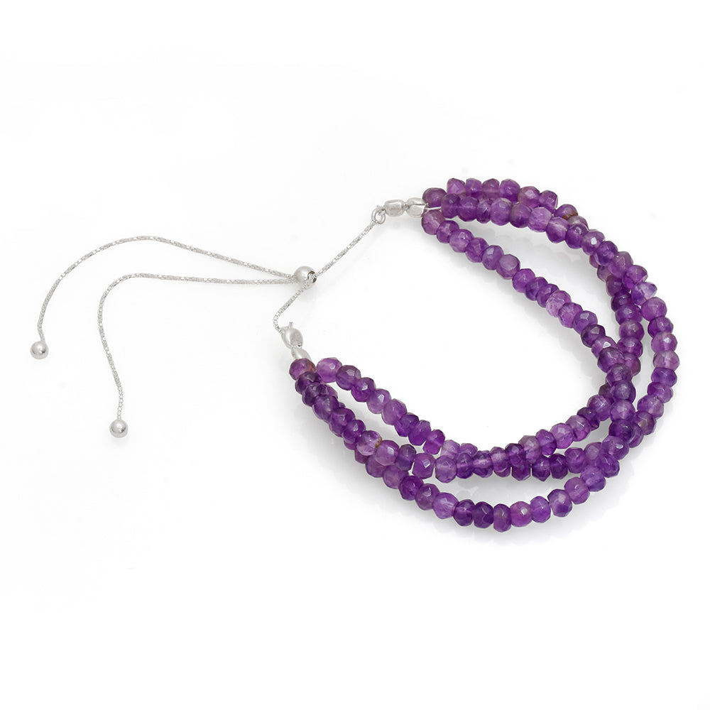 Collar de Plata con Amatista de Brasil 4 