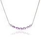 Collar de Plata con Amatista de Brasil