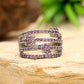 Anillo de Plata con Amatista de Brasil