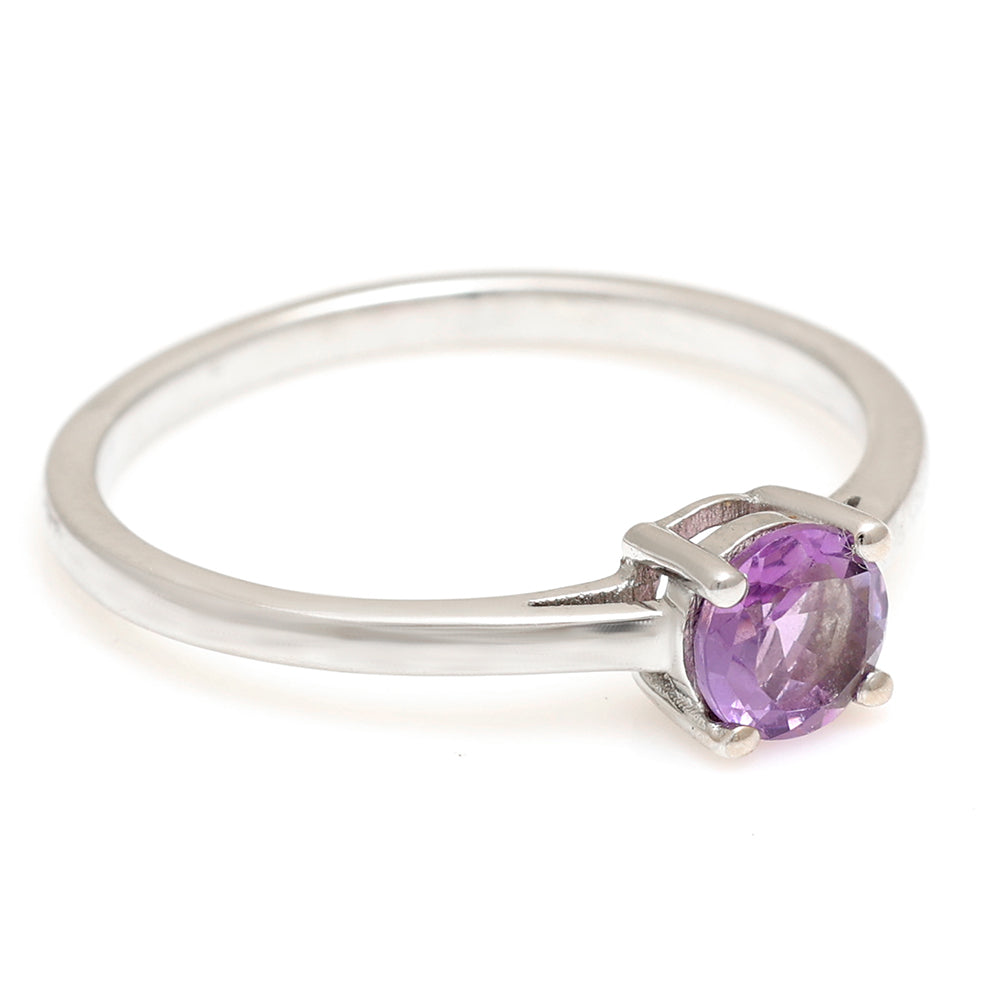 Anillo de Plata con Amatista de Brasil 4 