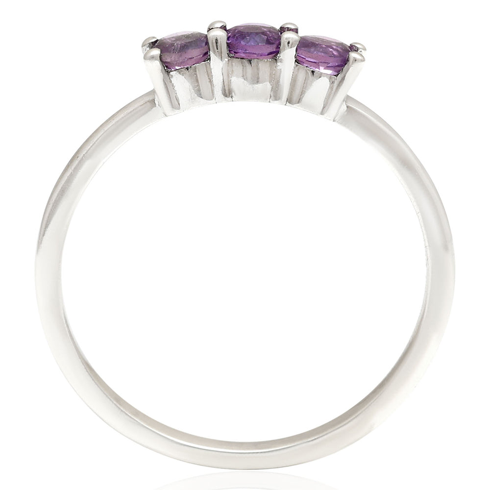 Anillo de Plata con Amatista de Brasil 4 