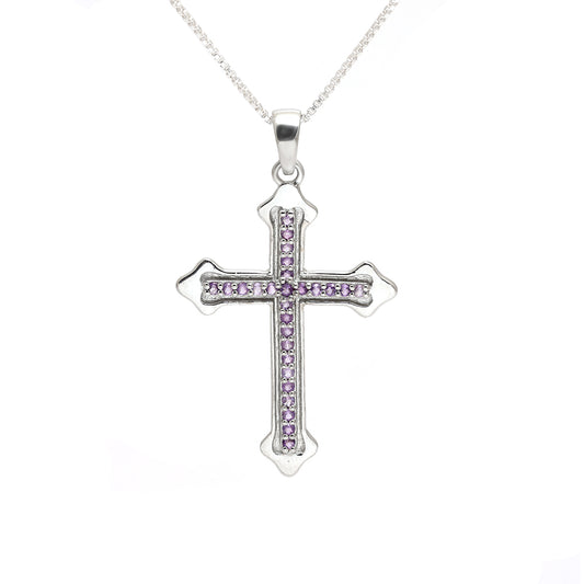 Colgante de Plata con Amatista de Brasil