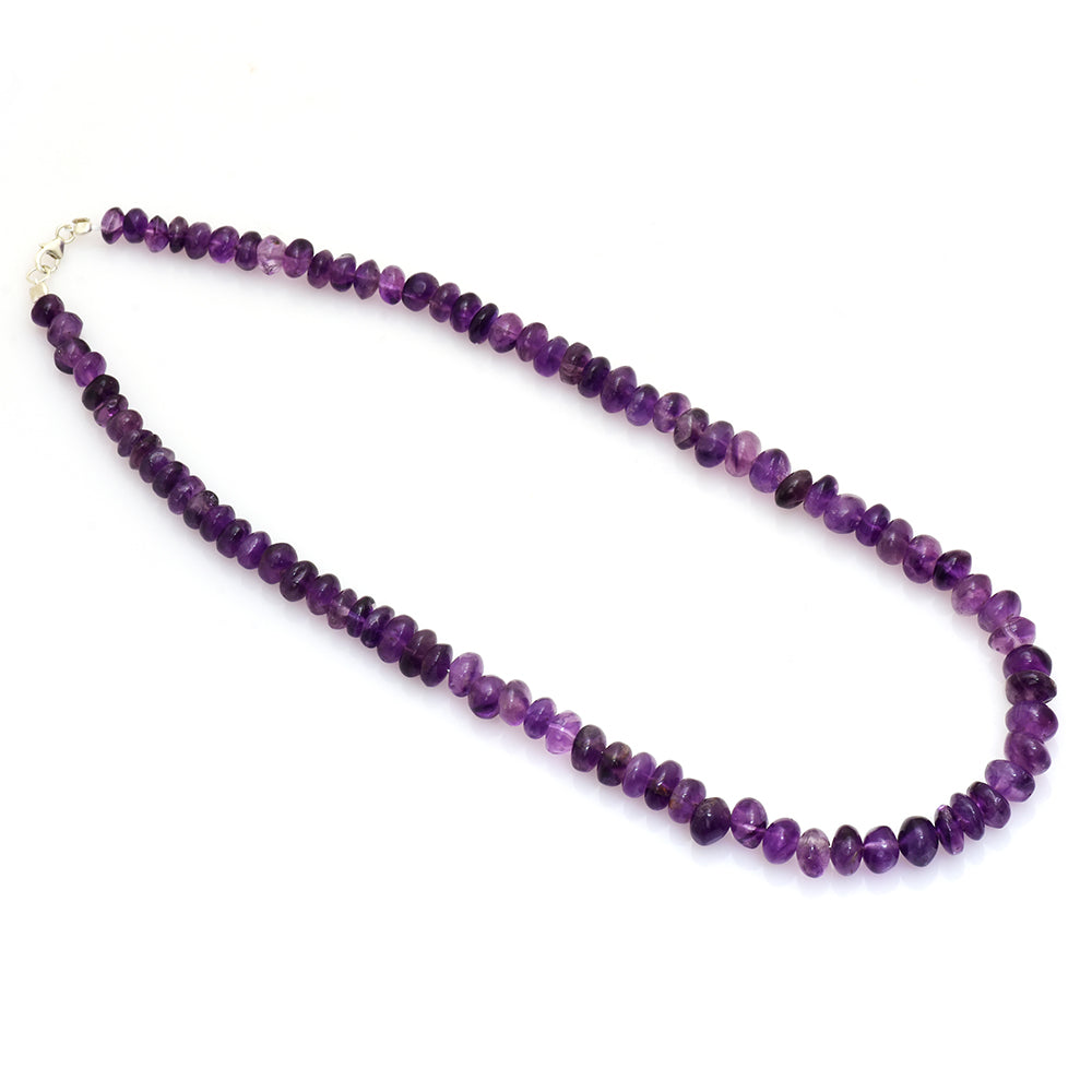 Collar de Plata con Amatista de Brasil