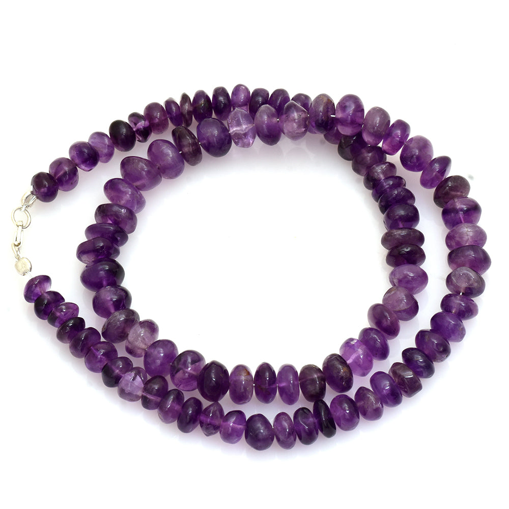 Collar de Plata con Amatista de Brasil