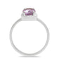 Anillo de Plata con Amatista de Brasil