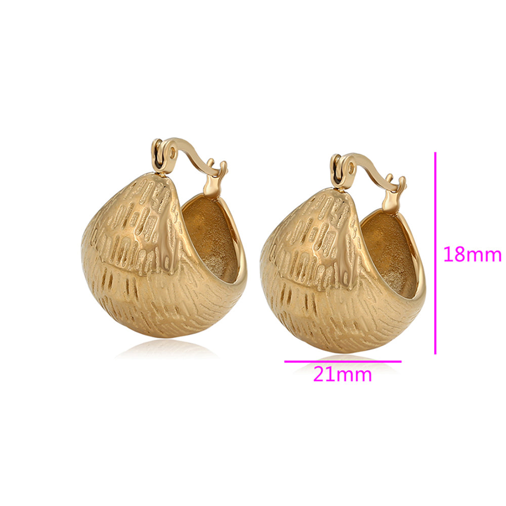Pendientes de Aleación Bañado en Oro 2 