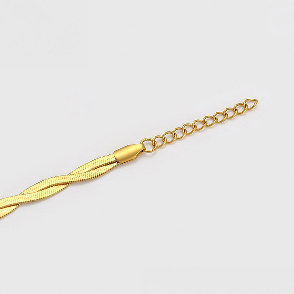 Pulsera de Aleación Bañado en Oro