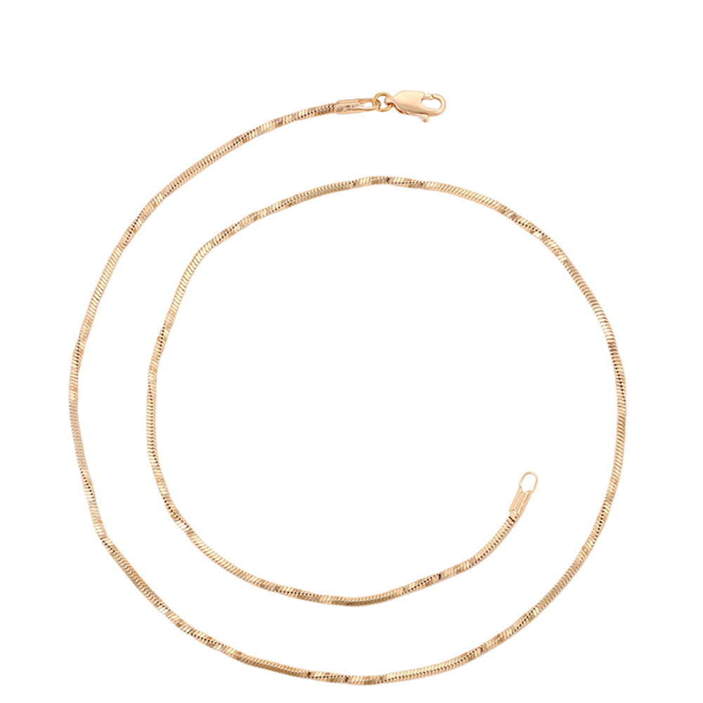Cadena de Aleación Bañado en Oro ( Collar ) 2 