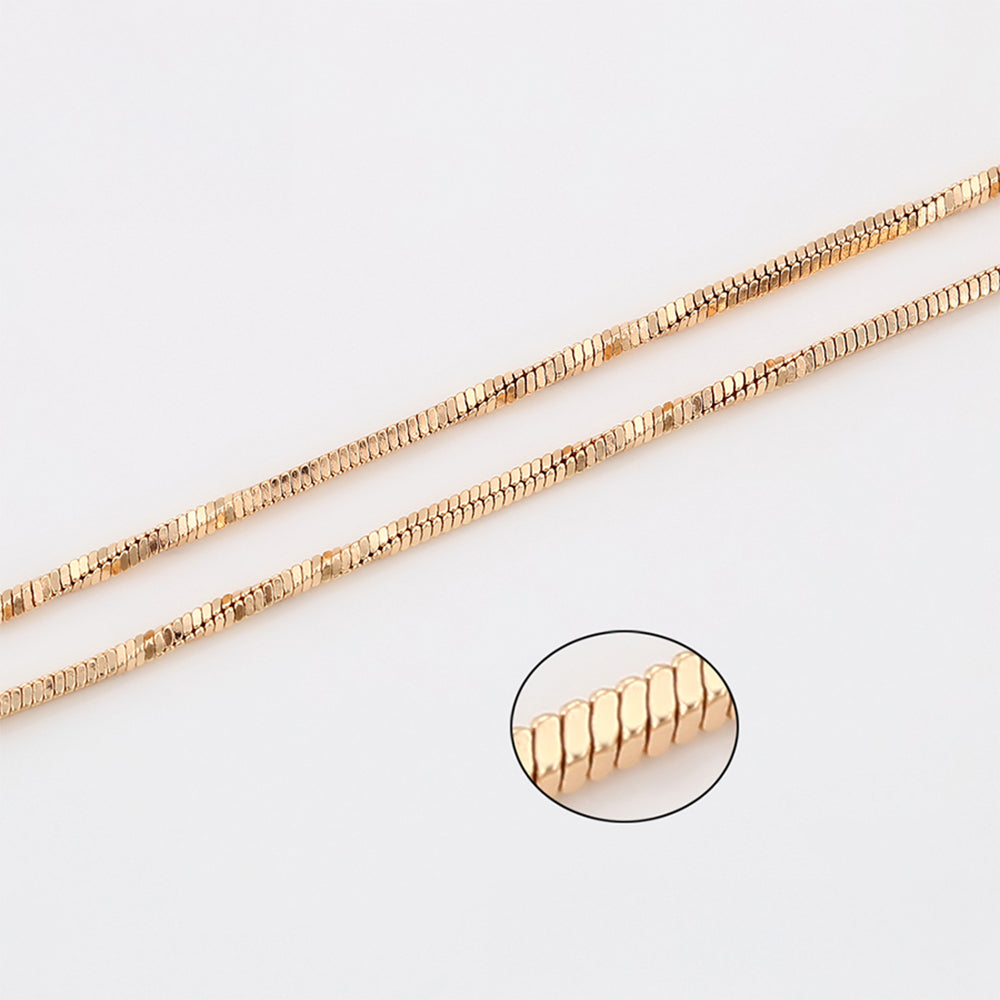 Cadena de Aleación Bañado en Oro ( Collar ) 5 