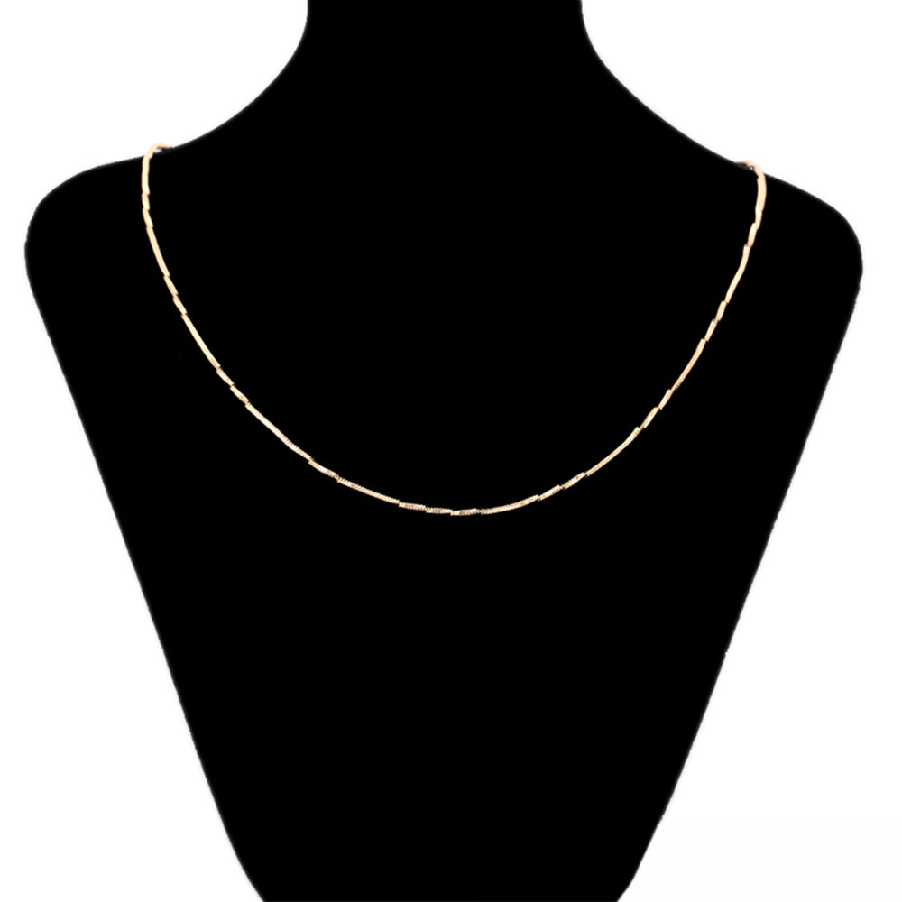 Cadena de Aleación Bañado en Oro ( Collar ) 1 