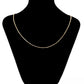 Cadena de Aleación Bañado en Oro ( Collar )