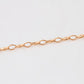 Cadena de Aleación Bañado en Oro ( Collar )