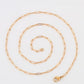 Cadena de Aleación Bañado en Oro ( Collar )