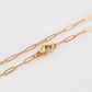 Cadena de Aleación Bañado en Oro ( Collar )