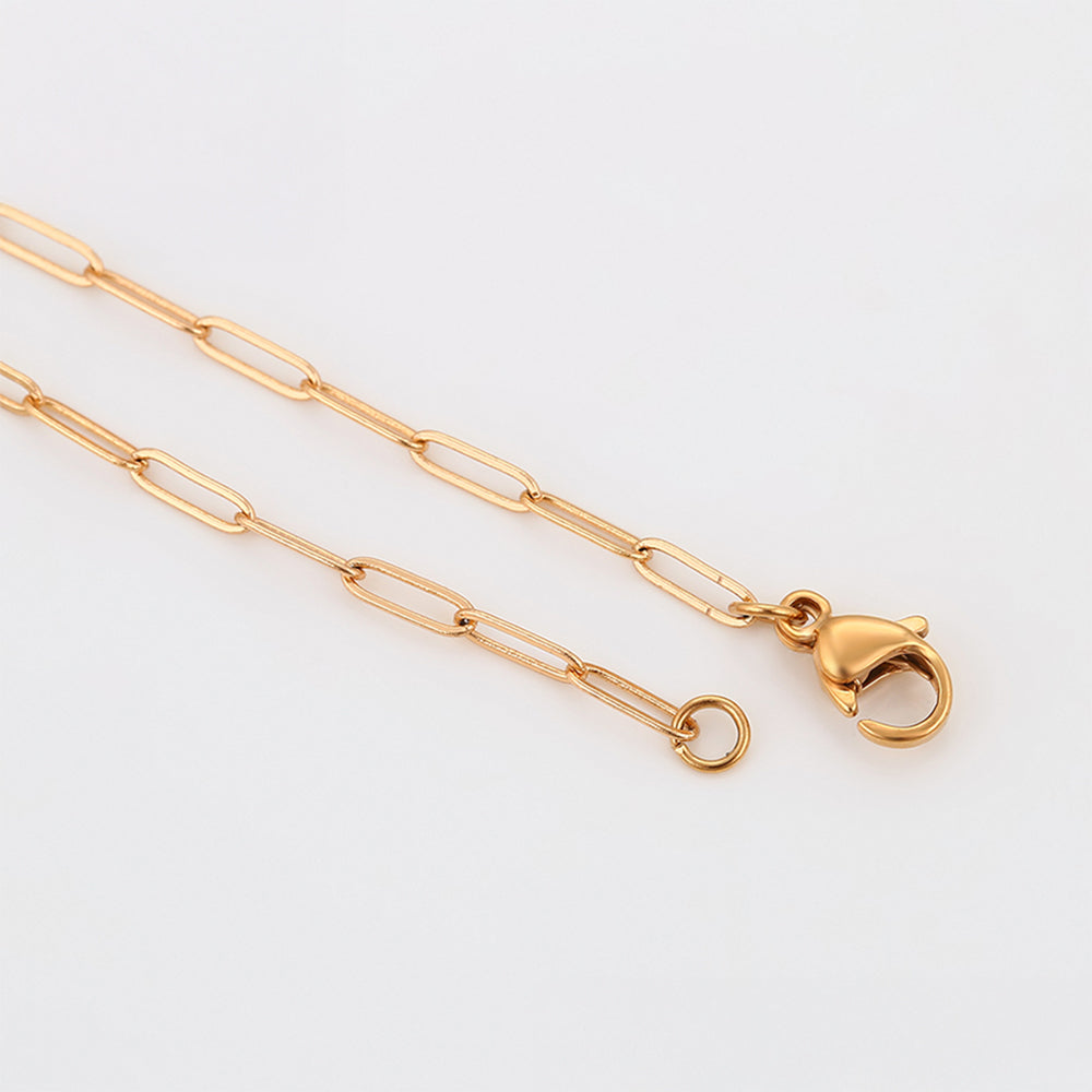 Cadena de Aleación Bañado en Oro ( Collar )