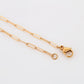 Cadena de Aleación Bañado en Oro ( Collar )