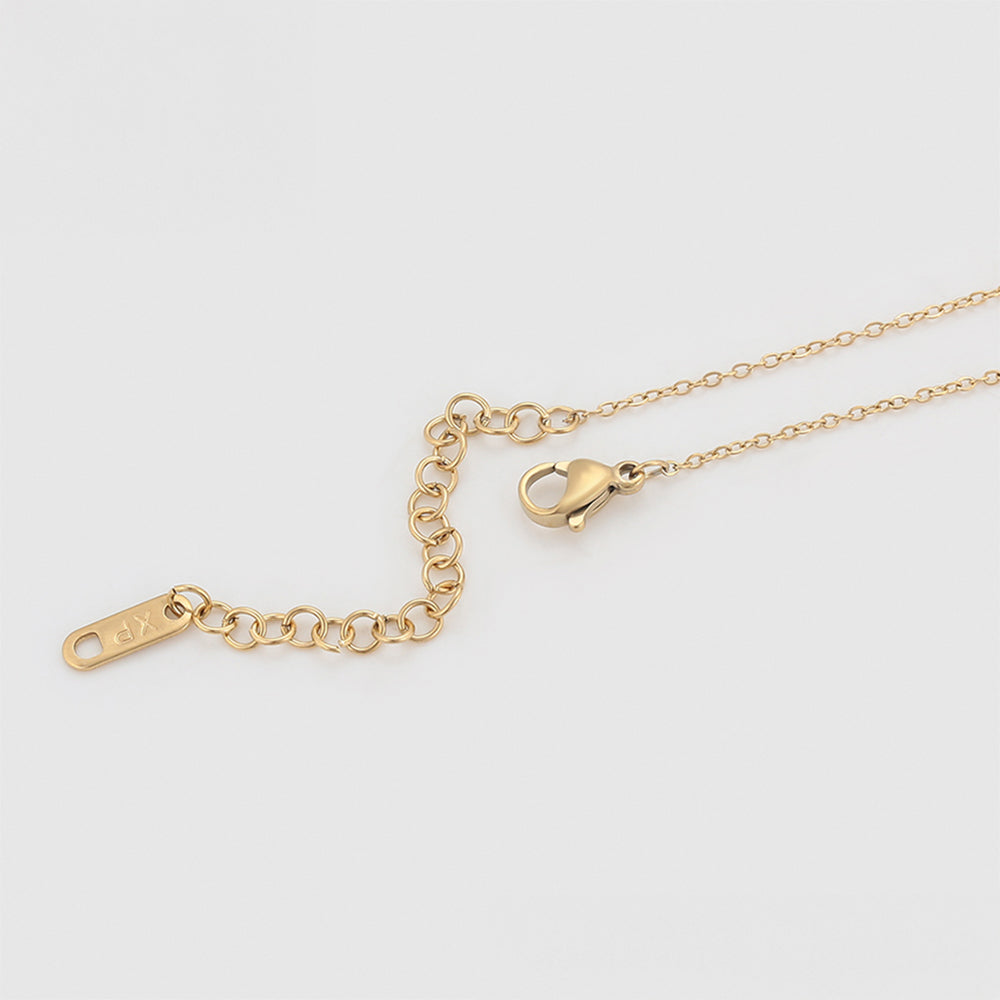 Collar de Aleación Bañado en Oro con Cristal Emporia® Rojo y Cristal Emporia® Verde 6 